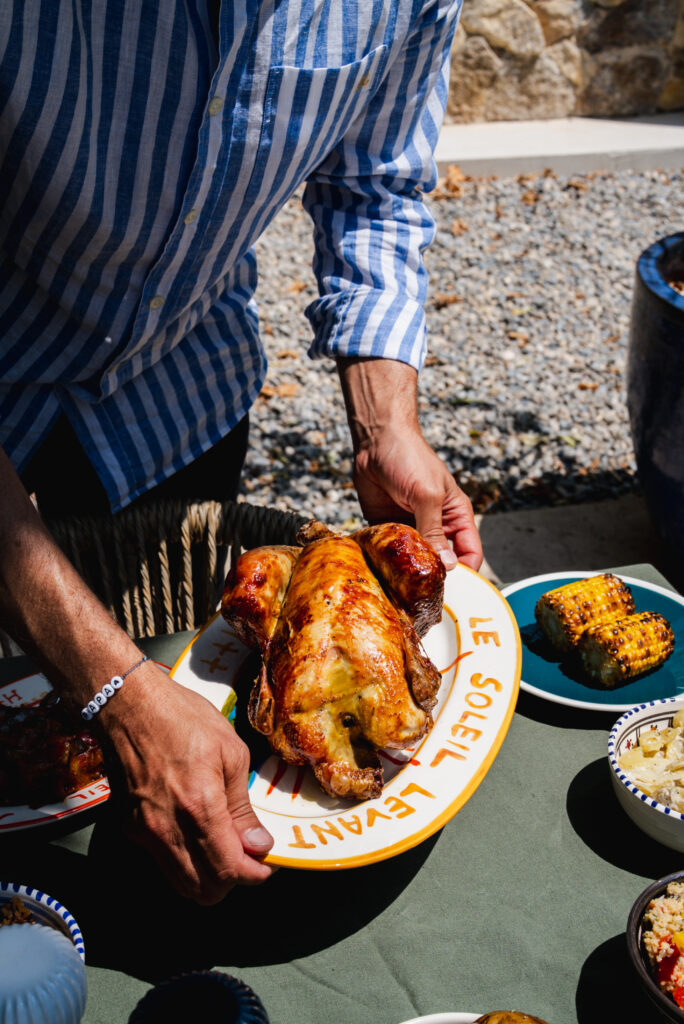 Poulet rôti rentré